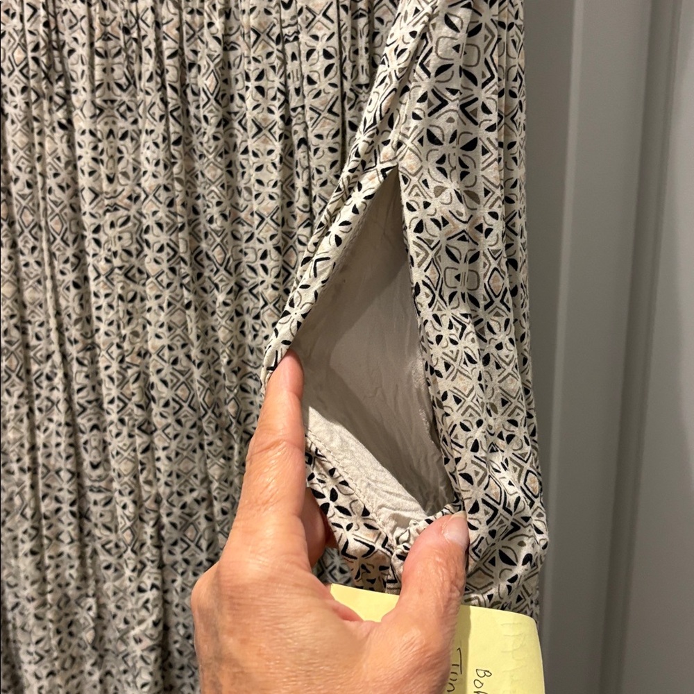 Free People Lindsay Rose Babydoll Tunic Dress Bohemian Size Large - Picture 6 of 8